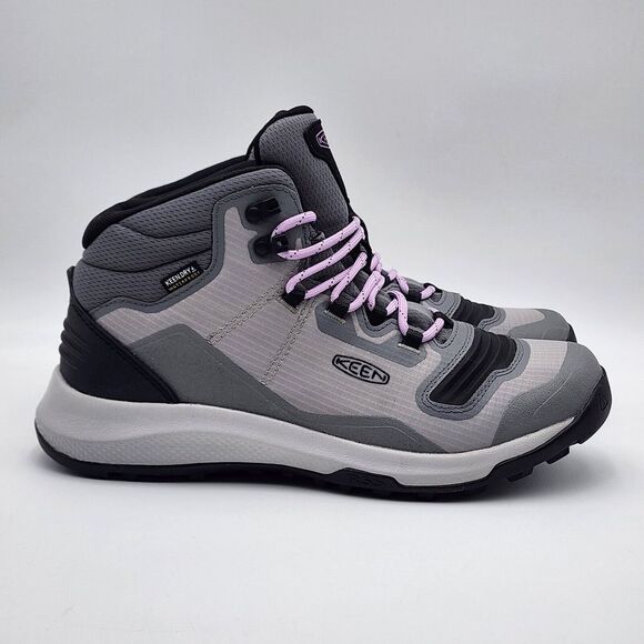 KEEN Womens Tempo Flex Mid Height Lightweight Waterproof Hiking Boot Sz 8.5 Shoe - Picture 1 of 12